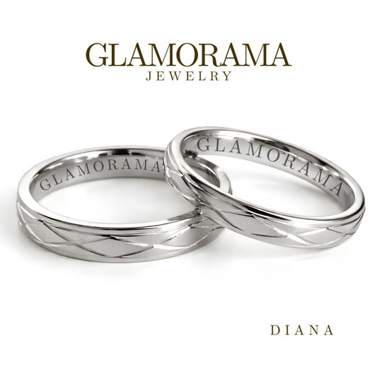 Diana 3-in-1 Wedding Ring Set