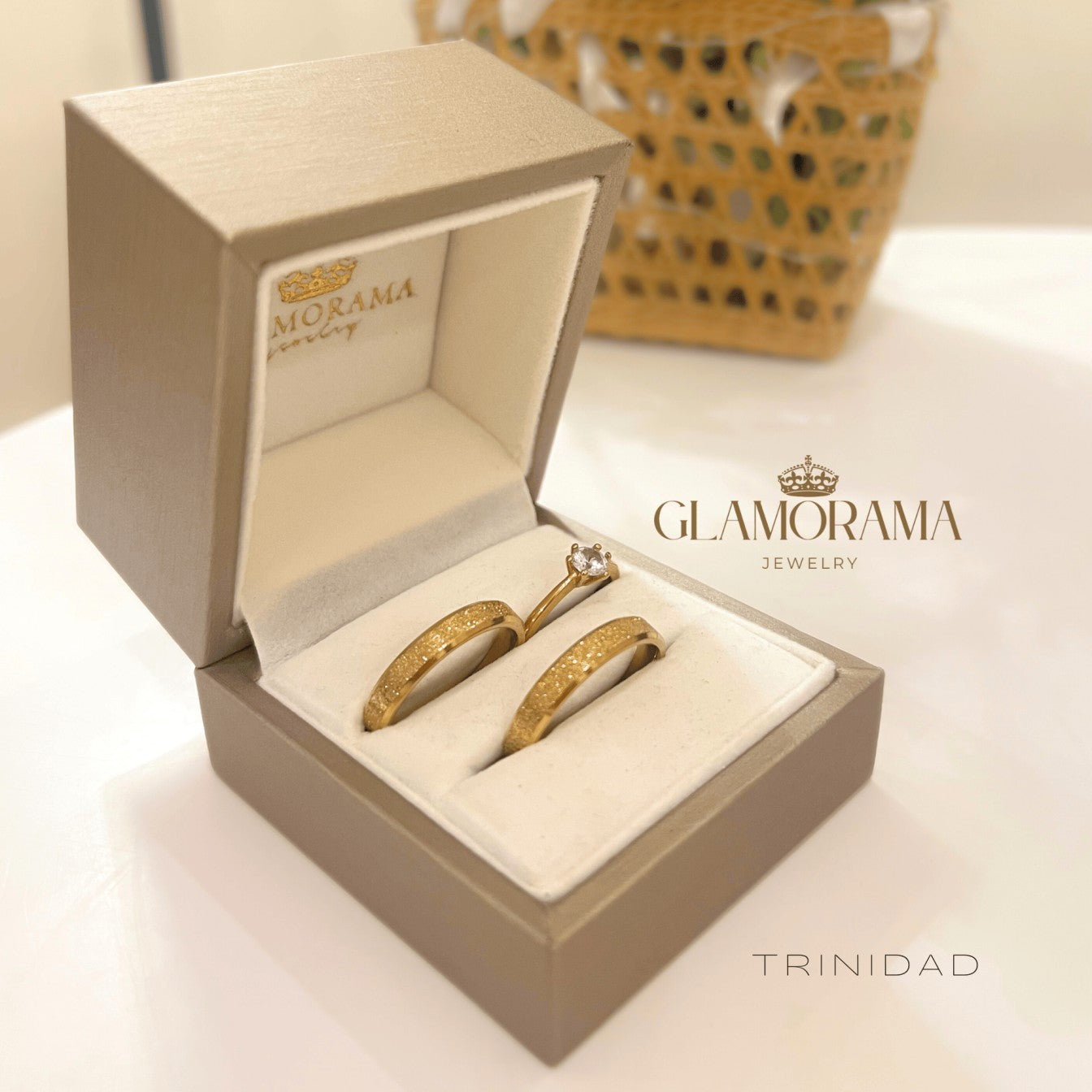 Trinidad 3-in-1 Wedding Ring Set