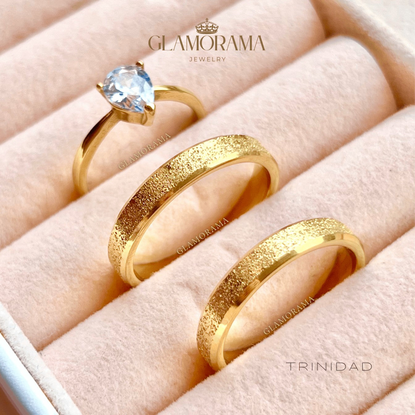 Trinidad 3-in-1 Wedding Ring Set