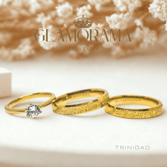 Trinidad 3-in-1 Wedding Ring Set