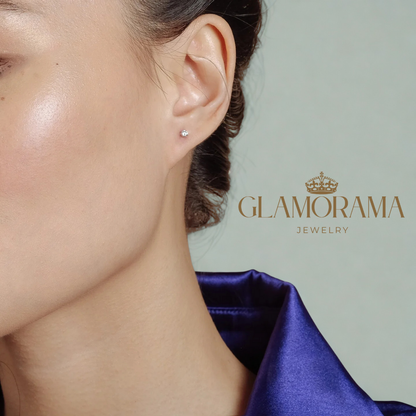 Mutya 18K Gold Vermeil CZ Studs 3 mm