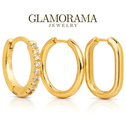 Glamorama Daily Luxe Gold Earrings Collection