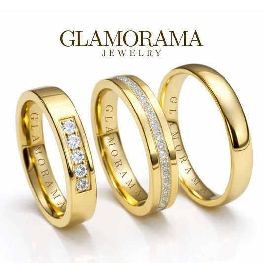 Gold Ring Collection (12 Designs)