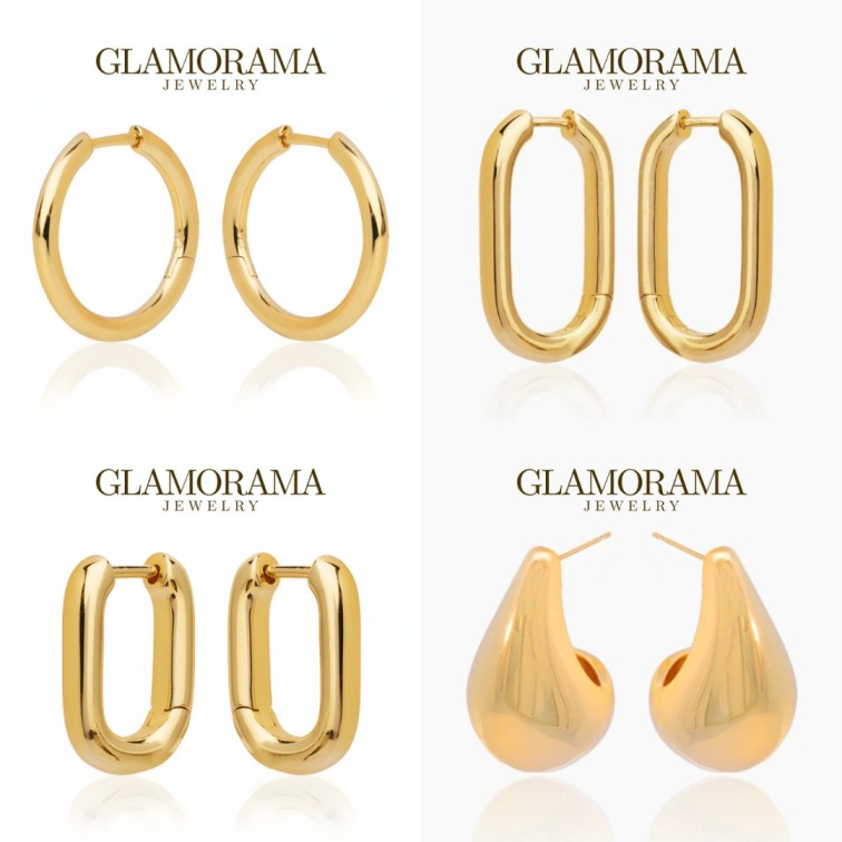 Glamorama Daily Luxe Gold Earrings Collection