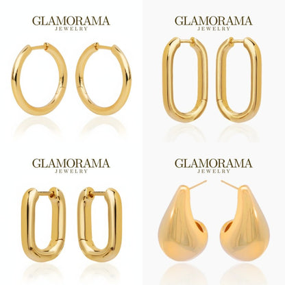 Glamorama Daily Luxe Gold Earrings Collection