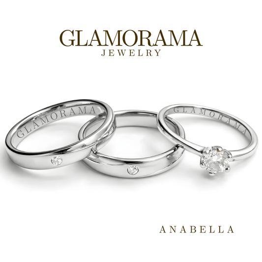 Anabella 3-in-1 Wedding Ring Set