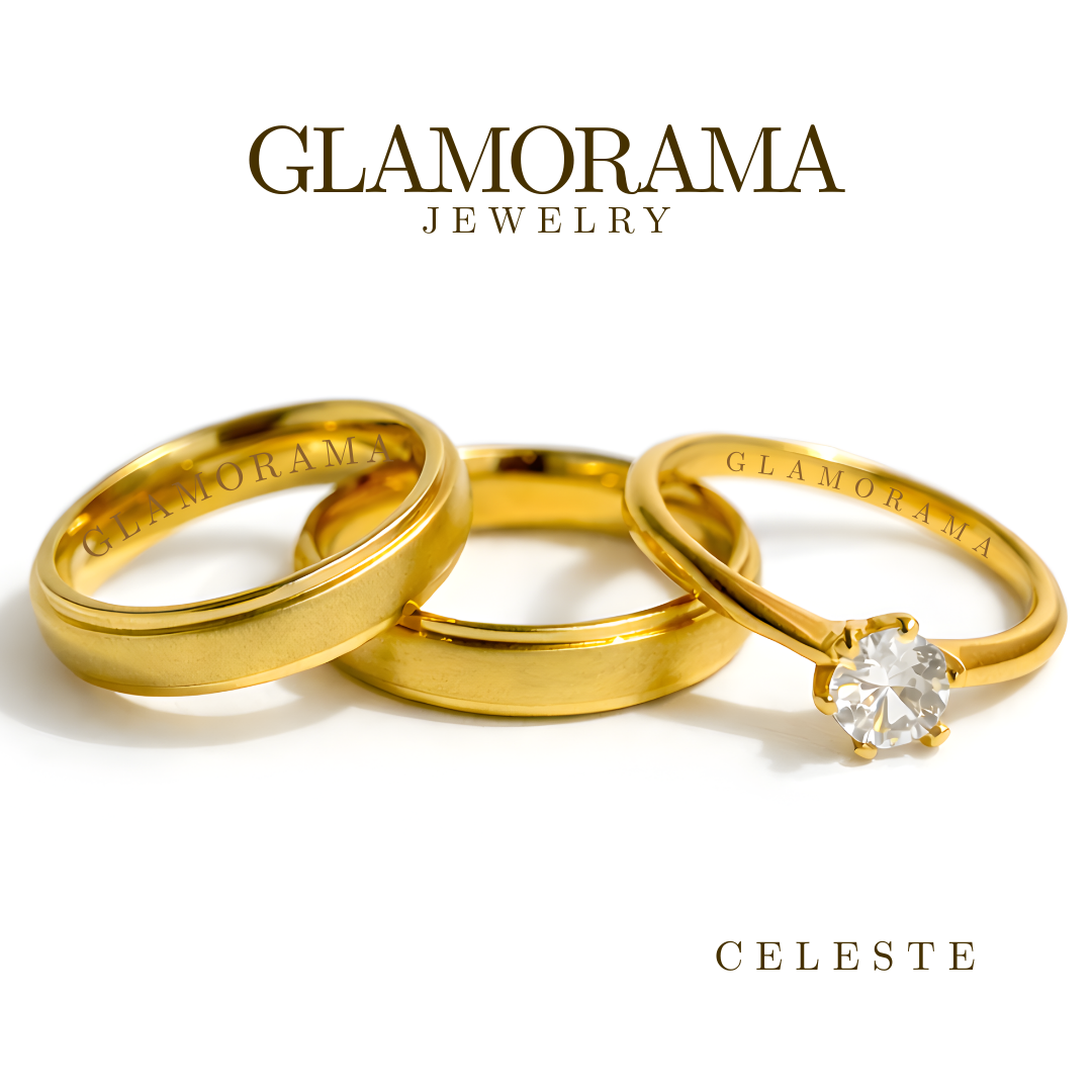 Celeste 3-in-1 Wedding Ring Set