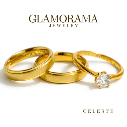 Celeste 3-in-1 Wedding Ring Set