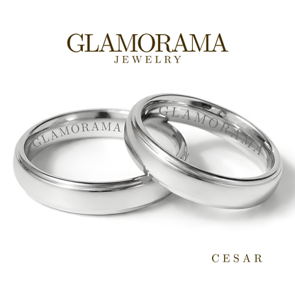 Cesar 3-in-1 Wedding Ring Set