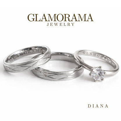 Diana 3-in-1 Wedding Ring Set