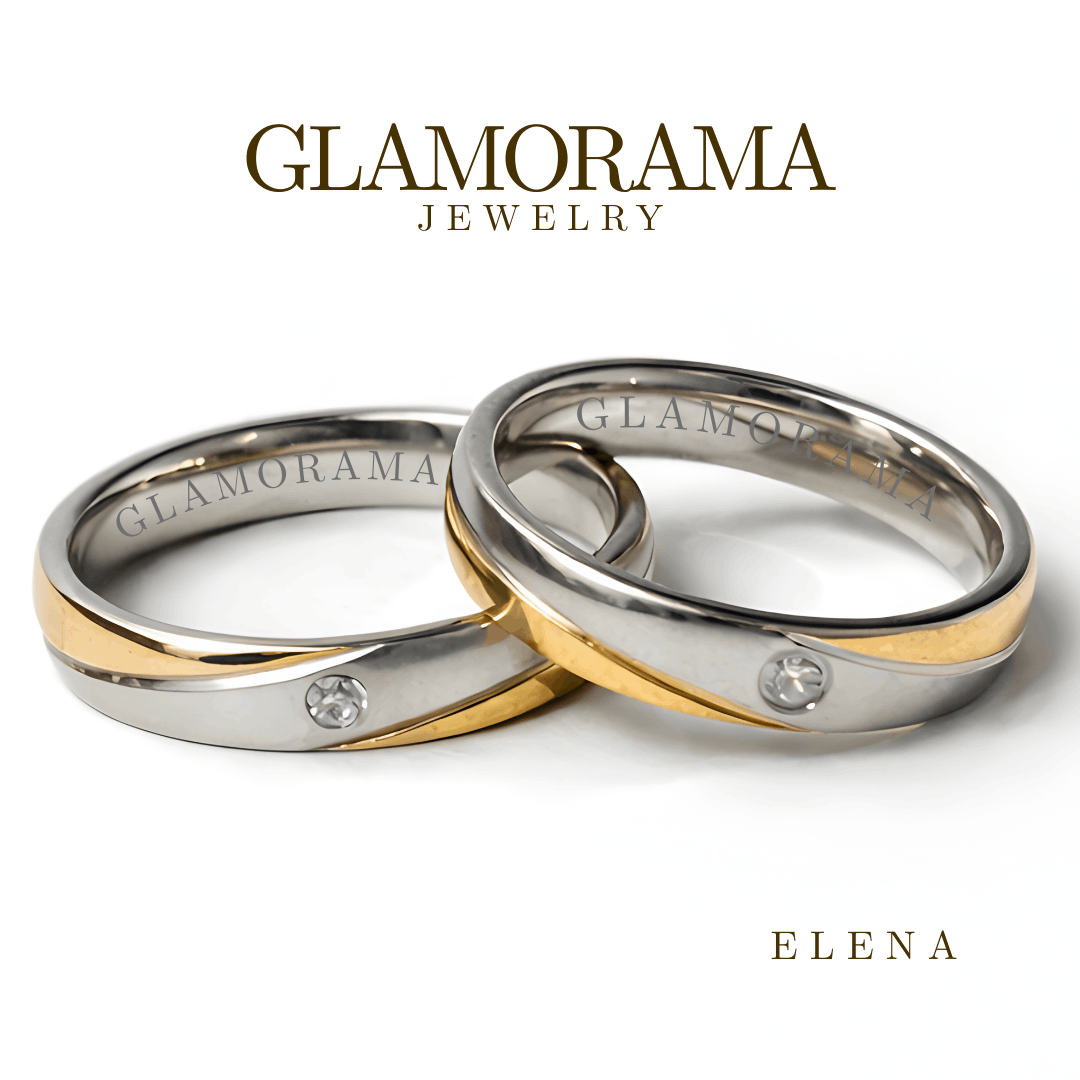 Elena 3-in-1 Wedding Ring Set