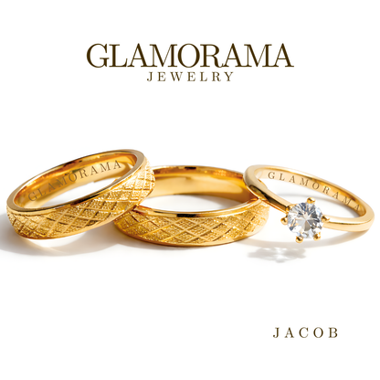 Jacob 3-in-1 Wedding Ring Set