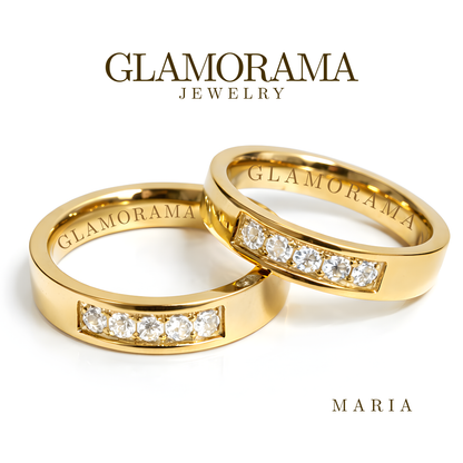 Maria 3-in-1 Wedding Ring Set