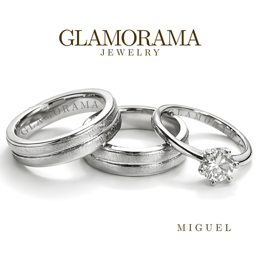 Miguel 3-in-1 Wedding Ring Set