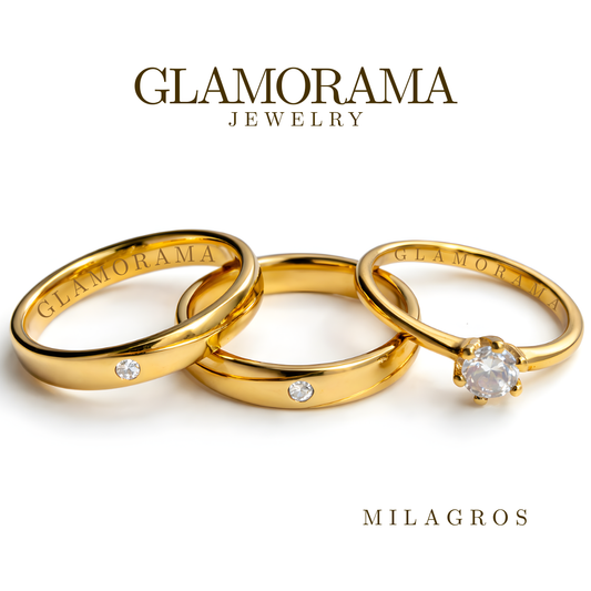 Milagros 3-in-1 Wedding Ring Set