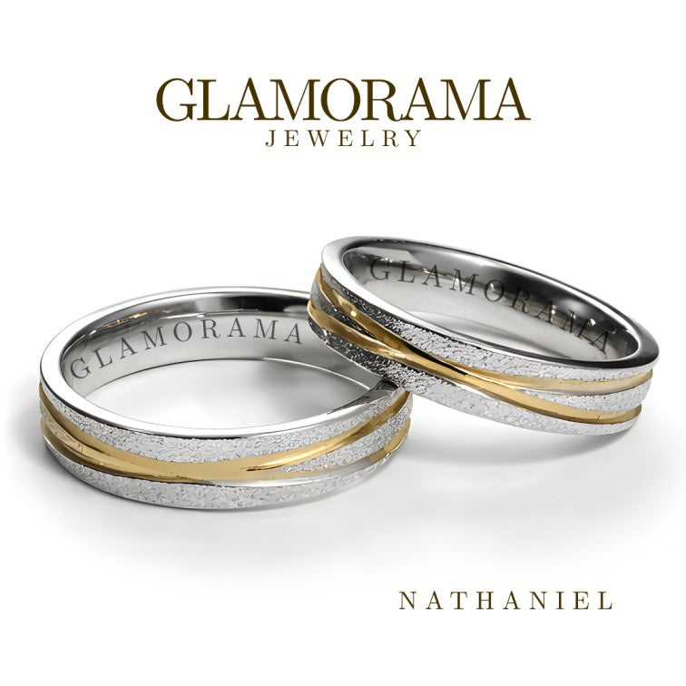 Nathaniel 3-in-1 Wedding Ring Set