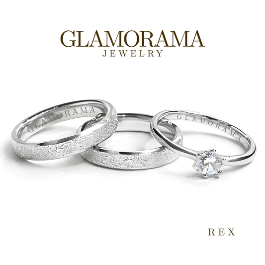 Rex 3-in-1 Wedding Ring Set