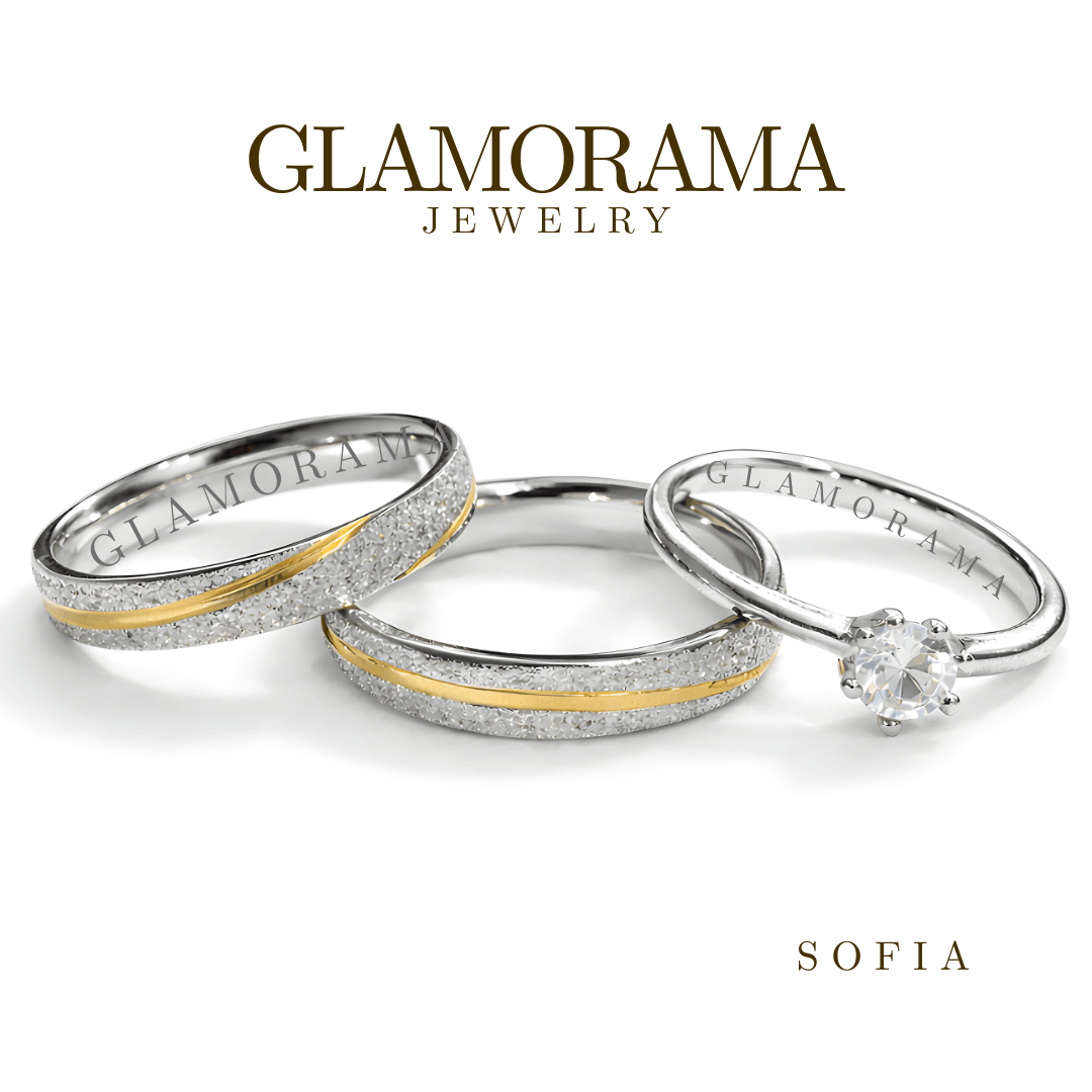 Sofia 3-in-1 Wedding Ring Set