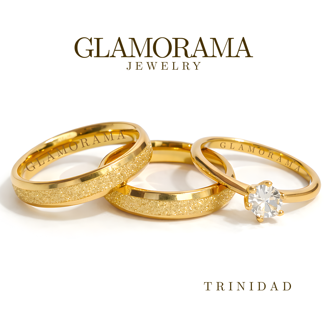 Trinidad 3-in-1 Wedding Ring Set