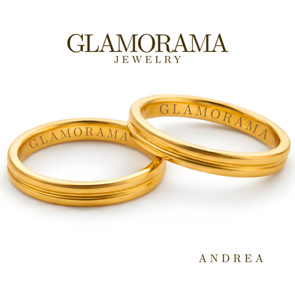 Andrea 3-in-1 Wedding Ring Set