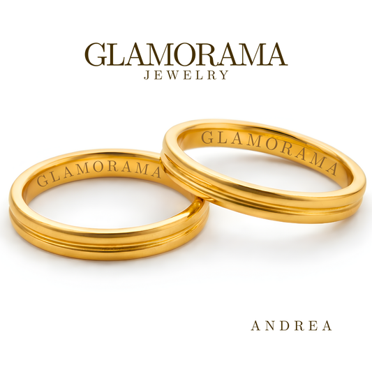 Andrea 3-in-1 Wedding Ring Set
