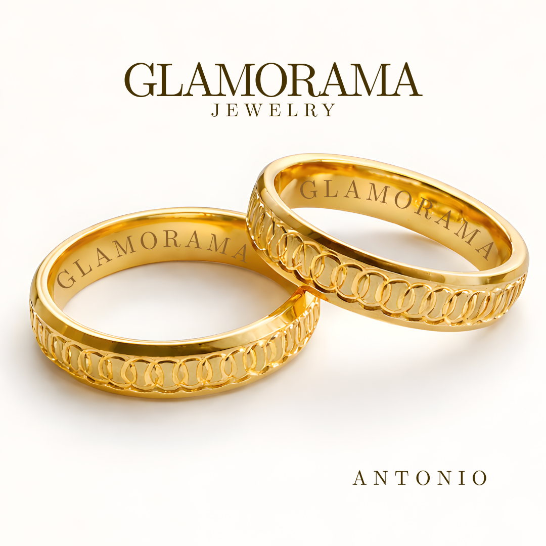 Antonio 3-in-1 Wedding Ring Set