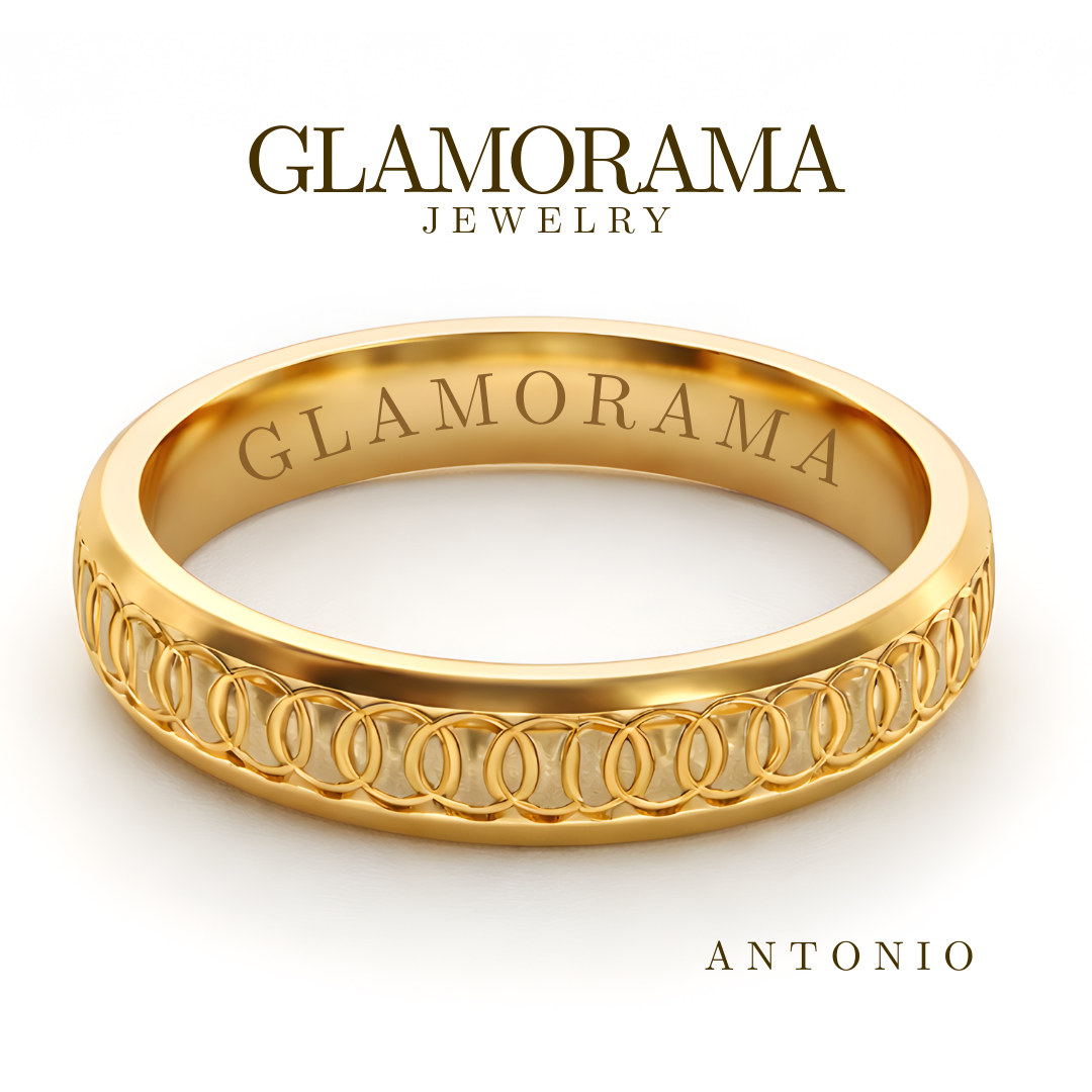 Antonio 3-in-1 Wedding Ring Set