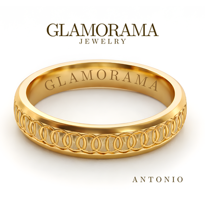 Antonio 3-in-1 Wedding Ring Set