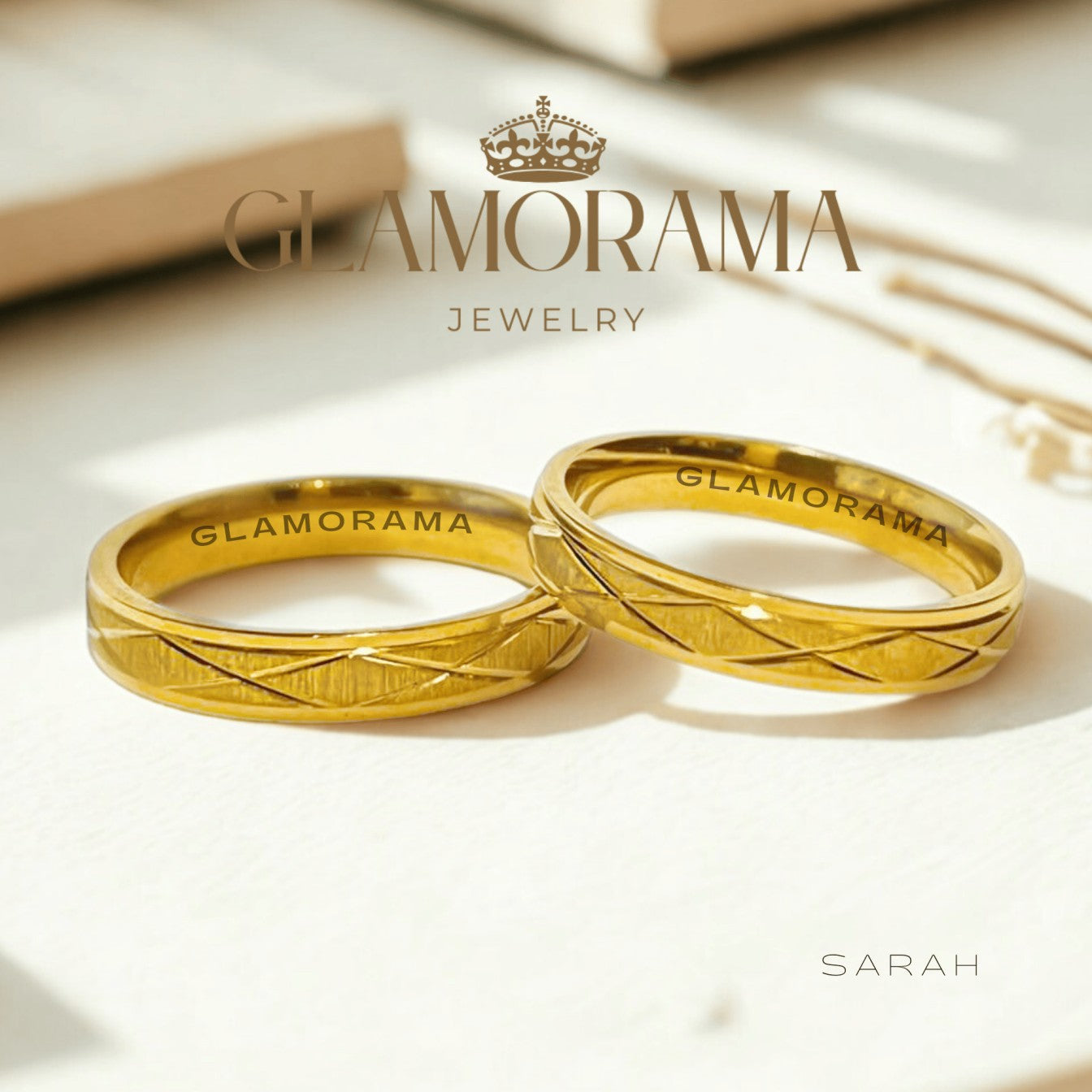 Sarah 3-in-1 Wedding Ring Set